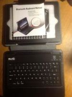 Кожаный чехол с блютуз клавиатурой для iPad 2,3,4 iPoster.ua