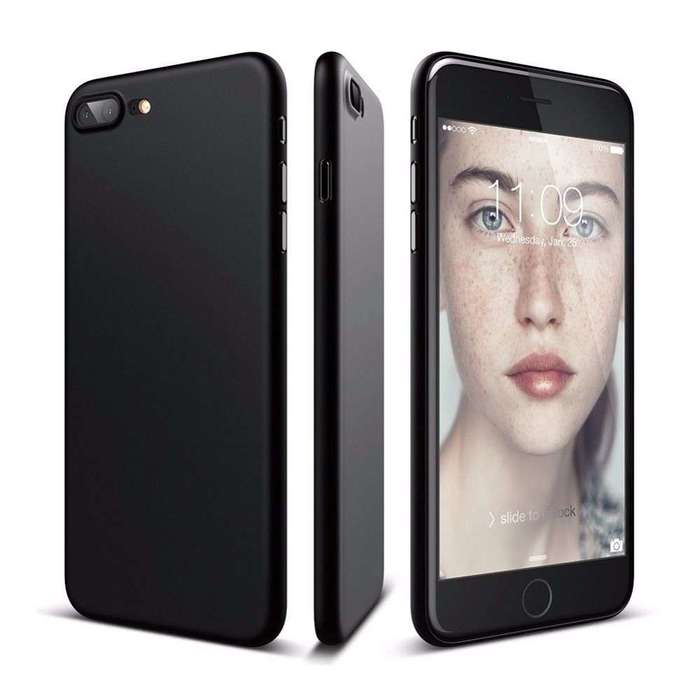 Черный силиконовый бампер Iphone 7,8,чехол,Black Case iPoster.ua