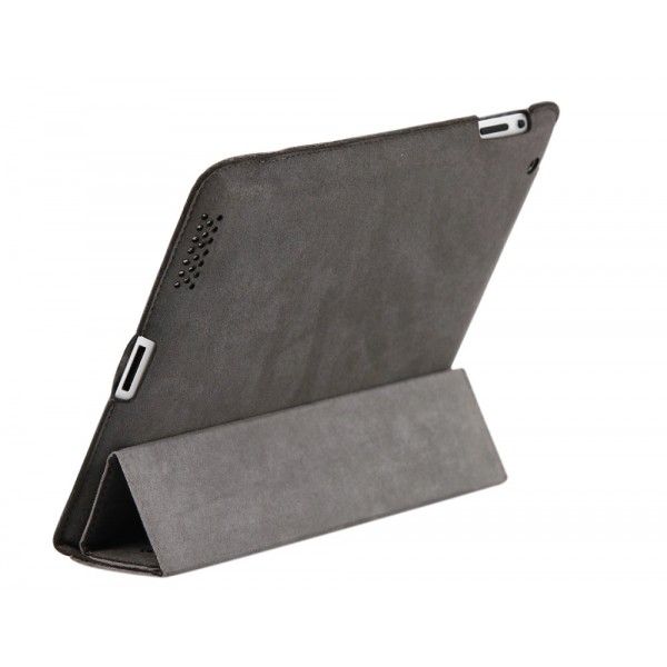 Кожаный чехол для Apple iPad, iPad 2, 3 и 4 с магнитной крышкой iPoster.ua