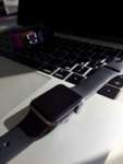 Apple Watch Series 1 38mm Space Gray Aluminium Case Woven Nylon Band БУ iPoster.ua