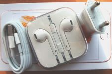 Новые наушники Apple Earpods шнур lightning зарядка iPhone оригинал 6s iPoster.ua
