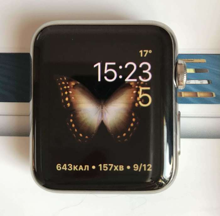 Apple Watch (1 Gen) 42mm Silver Stainless Steel Case Sport Band БУ iPoster.ua