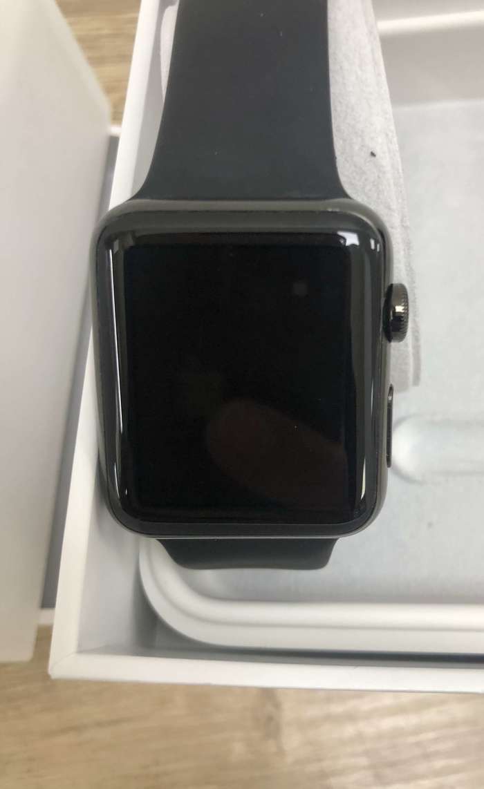 Apple Watch (1 Gen) 42mm Space Gray Stainless Steel Case Sport Band БУ iPoster.ua
