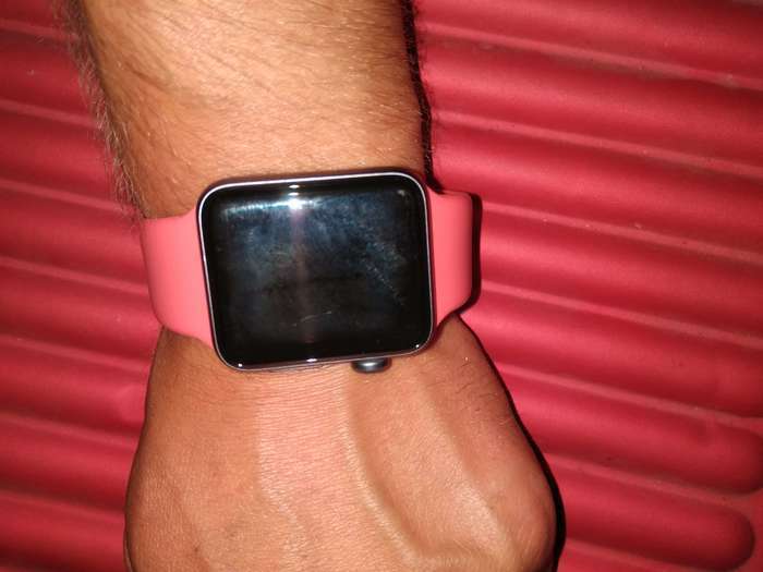 Apple Watch Series 2 42mm Space Gray Aluminium Case Sport Band БУ iPoster.ua