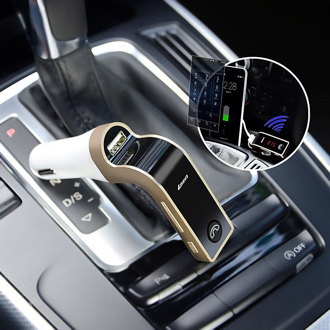 Автомобильный FM трансмиттер модулятор Car G7 FM Modulator Bluetooth iPoster.ua