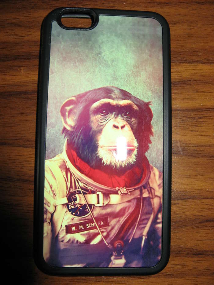 Чехол на IPhone 6/6s с изображением  "Шимпанзе-астронавт" iPoster.ua