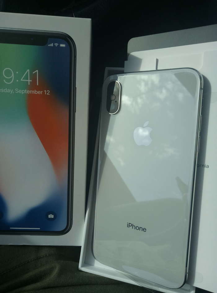 iPhone X 256 GB Silver iPoster.ua
