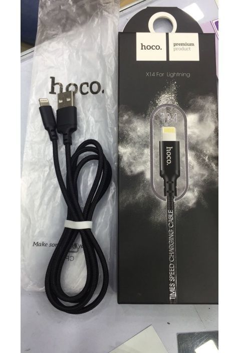 Lightning 8 Pin кабель шнур USB Hoco X14 (2A) iPoster.ua