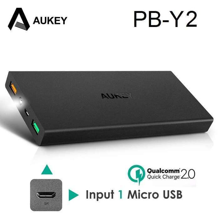 Павербанк Powerbank AUKEY 16000mAh PB-Y2 Qualcomm Quick Charge 2.0 iPoster.ua