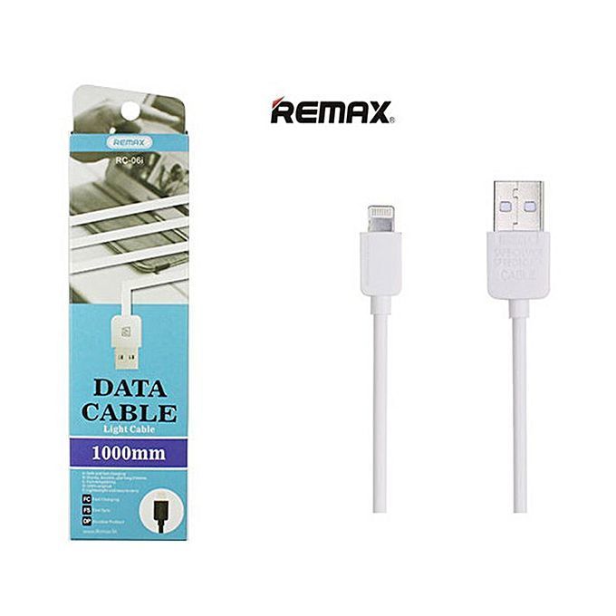 USB iPhone кабель Remax Light Speed RC-06i Lightning iPoster.ua